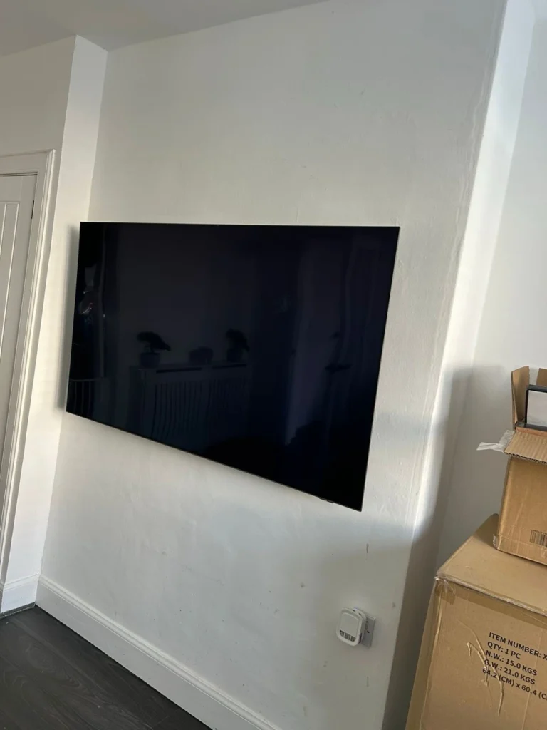 wall edinburgh before acoustic wall installed